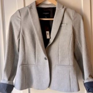 Banana Republic Searsucker Striped Blazer